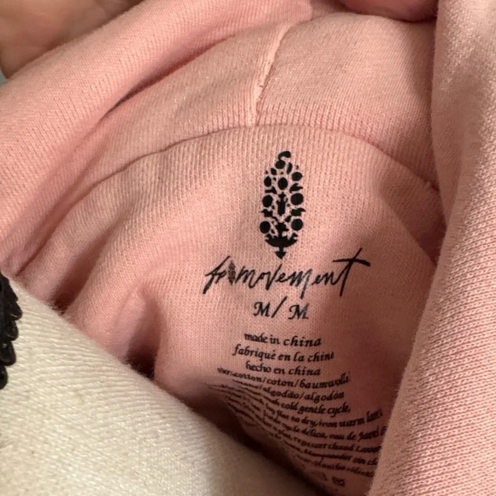 We The Free Pink Bubble Hoodie - Picture 5 of 6